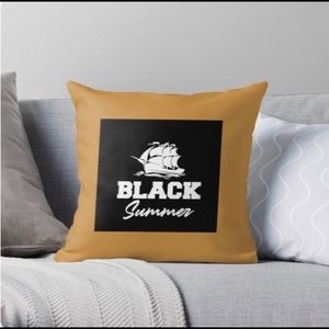 Black Summer pillow